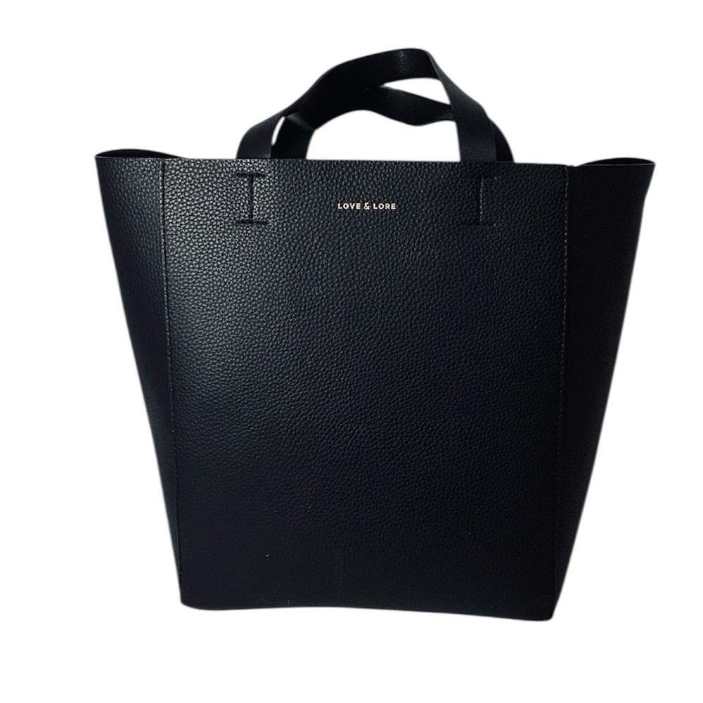 💚 Love & Lore Black Tote Bag